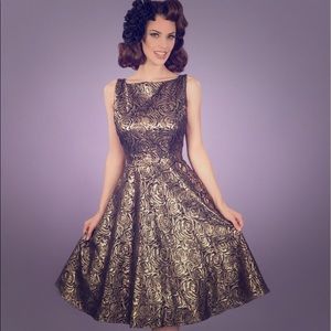 NWOT XXL Bettie Page by Tatyana Gold Hepburn Dress